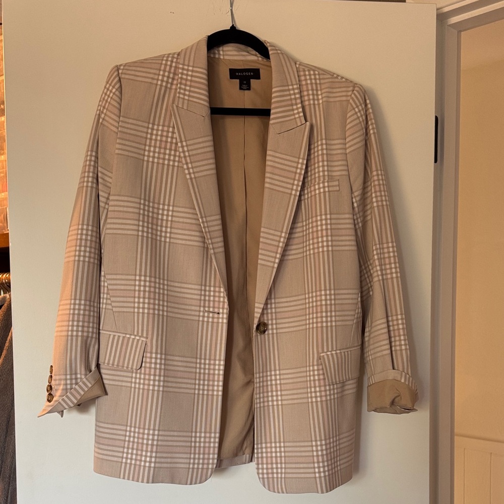 Halogen Beige Blazer - 12